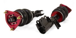 Hyundai Genesis Coupe Air Suspension Kit - Front - Air Lift - Double-Bellow Air Springs + Monotube Dampers - Red - `10-`16
